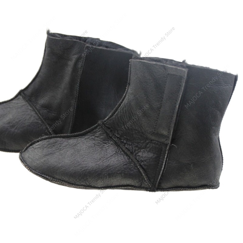 Thermal Sock Winter - Meias de Couro de Ovelha Genuíno