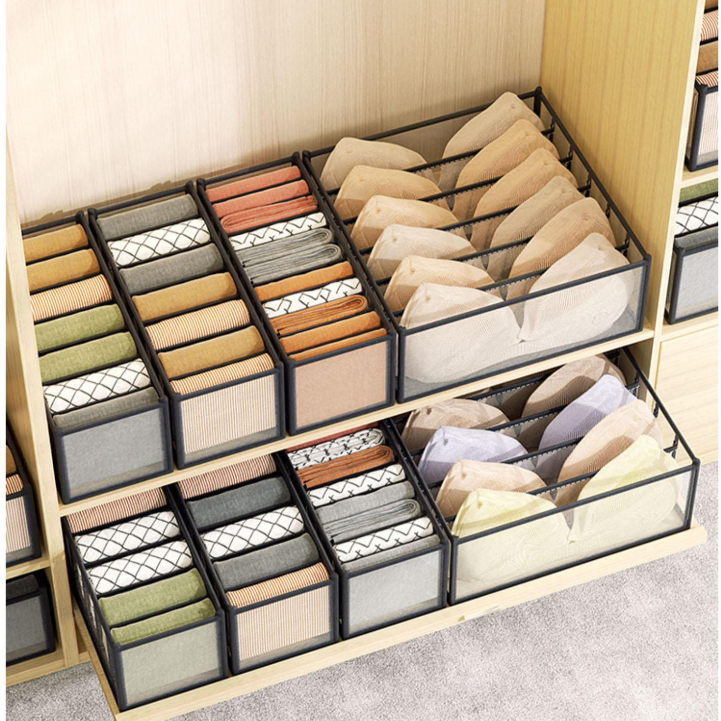 Caixa Organizadora de Roupa Ín - Sock Organizer Tray avaliação e preço