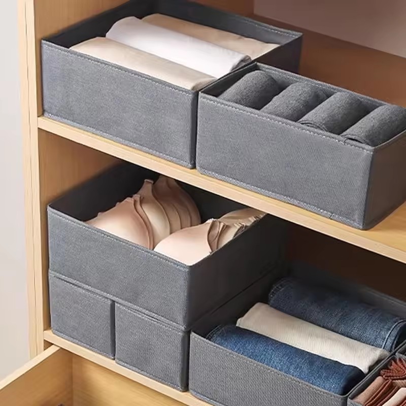 3pc tecido caixa de armazename - Sock Organizer Tray avaliação e preço