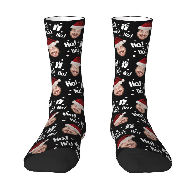 Natal rosto foto personalizado - Dress Sock Men avaliação e preço