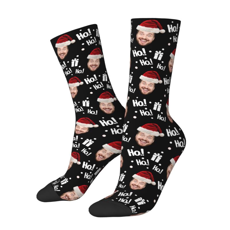 Natal rosto foto personalizado - Dress Sock Men avaliação e preço