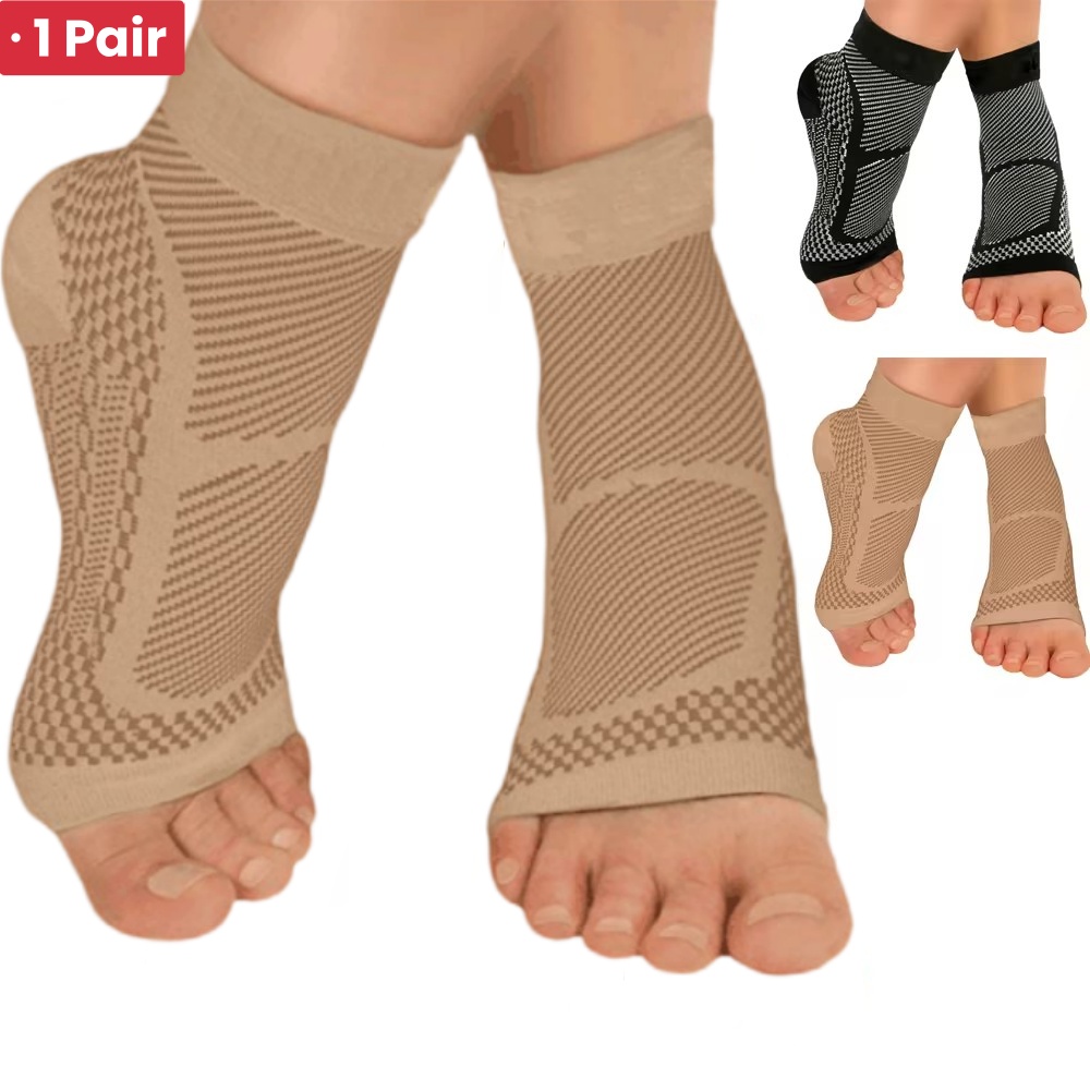 1 par esportes tornozelo supor - Compression Sleeve Calf avaliação e preço